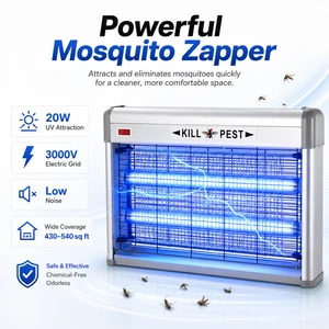 Hot Selling Indoor Electric UV Light Mosquito Fly Insect Killer Bug Zapper Electric Shock Mosquito-killing Lamp