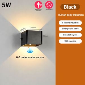 Hot Selling Indoor Rechargeable LED Magnetic Wall Light Switch Control Living Room Decor Cordless Wall Lamp Built-in Battery