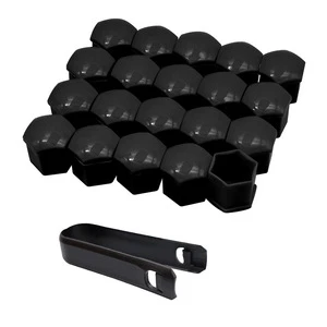20Pcs 17/19/21mm Car Wheel Nut Caps Protection Covers Anti-Rust Auto Hub Screw Cover Auto Tyre Nut Bolt Exterior Decoration