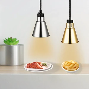 Colorful Catering Retractable Heat Lamp Kitchen Ceiling Food Warmer Preserving Light for Buffet Hotel Restaurant