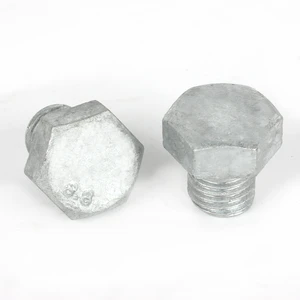 DIN 933 Hex Head Bolt Carbon Steel 8.8 HDG Full Thread Metric Bolt