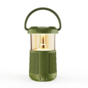 2024 Retro Speaker Wireless Music Speaker Portable White Noise Sound Machine Speaker Vintage Classical Camping Light