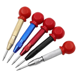 Automatic Centre Punch General Woodworking Metal Drill Adjustable Spring Loaded Automatic Punch Hand Tools for Metal Wood Glass