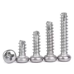 304 Stainless Steel Cross-head Self-tapping Screws with Truncated Tail YB845
