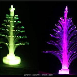 Novelty Design Xmas Style Led Fiber Optic Lamp Multicolor Lighting for Holiday Wedding Party Optic Fiber Light Decoration Lamps