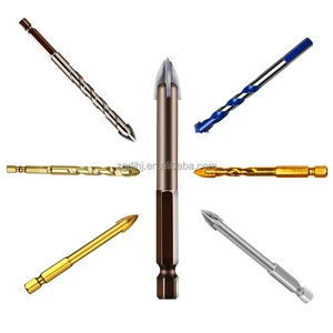 6cp Glass Drill Bit Multi Functional Drilling Glass Porcelain Marble Tile Glass Drill Bit
