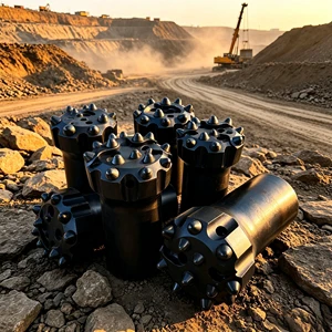 High Strength Forging Tungsten Carbide Threaded Drill Bit for Professional Mining and Quarry Drilling Tools