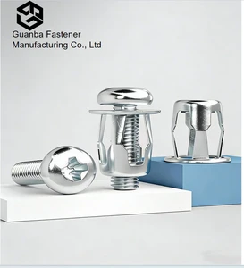 Petal Expansion Bolt, Flower Type Expansion Screw, Heavy Duty Fastener for Hollow Brick, Gypsum Board and Thin Sheet