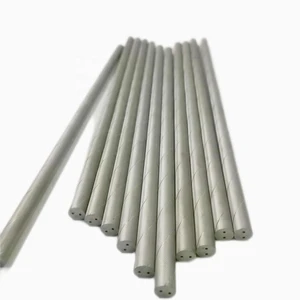 D10X2D1.4X4.8XL330mm Rod with 2 Helical Coolant Holes Unground Carbide Tubes, Blank Cemented Carbide Rod