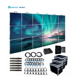 P2.6 P2.97 P3 P4 Indoor Full Color Hd LED Video Wall Panel 500*500mm Meeting Room Display LED Module Screen Outdoor