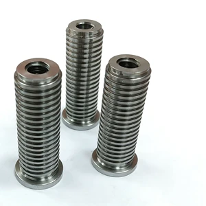 Custom CNC Machined Stainless Steel Precision Threaded Sleeve | CNC Turning Milling Industrial Fastener Component Machinery
