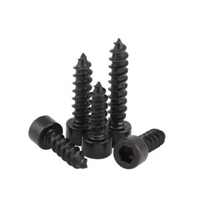 304 316 Stainless Steel Black Hexagon Hex Socket Cap Head Self Tapping Archimedes Screw Companies Guangzhou