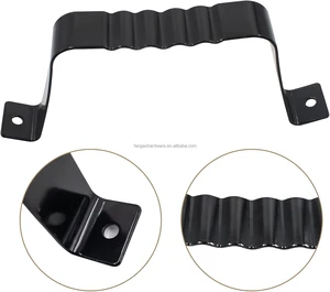 Outdoor Weather Resistant Gutter Downspout Fixing Strap Heavy Duty Rust Proof Rainwater Pipe Clamp Support Band