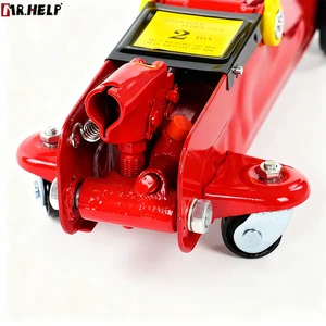 Compact 2 Ton Hydraulic Floor Jack, Robust Steel Anti Leak Lifter for Vehicle Road Side Tire Service