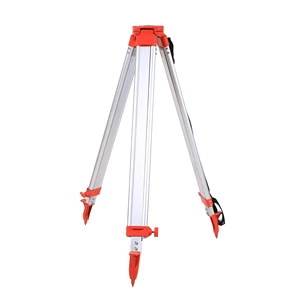 Flat Head Heavy Duty Tripod Wholesale Surveying Instrument Aluminium Tripod For Auto Level , Total Station
