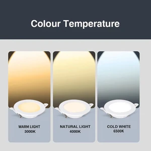 Factory Direct LED Downlight Custom Packaging and CCT Color Temperature MOQ 1000Pcs With ISO CE FC Certifications