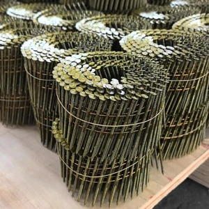 Advanced Steel Fixing Tools For Cn50 China Coil Nail Gun Roof Structures Ring Coil Nails For Framing Use