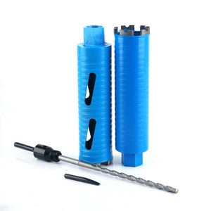 Professional SDS Sintered Dry Concrete Diamond Core Drill Bit Chip Removal Holes HVAC Install Core Drill Bit