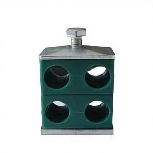 Double Plastic Hose Clamp OEM Customized Support Tubing Clamp for Pipes Metric Measurement System
