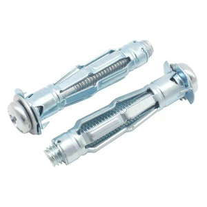 Galvanized Fixing Bolt Flat Cross Hollow Gypsum Board Dry Wall Anchor Bolt Folding Expansion Screw