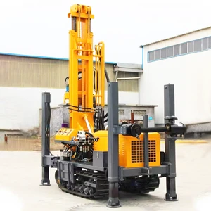 Drill Rig Deep Well 350m Hydraulic Water Well Drilling Machine Crawler Air Compressor Durable for Sale