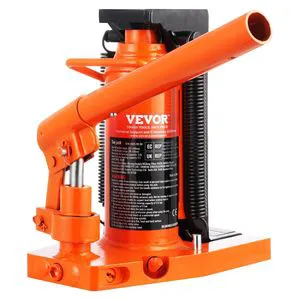 Hydraulic Bottle Jack 2.5 Ton Air Powered Steel Car Jack for Vehicle Lifting 0.8-5.3 Inch Min Height Model D0100H53RQX
