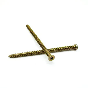 Galvanized Structural Carbon Steel Metric Concrete Screw TX Drive Recess Hi-Lo Threads Window Concrete Frame SUNO Brand SUNO1050