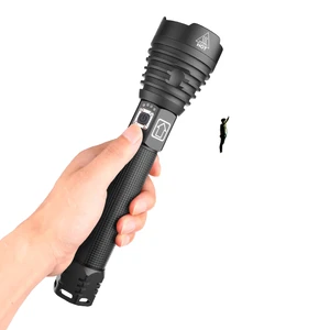 TAIKOO Strong Light Flashlight Outdoor Waterproof USB Rechargeable Telescopic Zoom High Power LED Flashlight