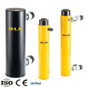 Rapid Return Integral Hydraulic Cylinder 100T 250mm Stroke Double Acting Aluminum 70Mpa Working Pressure Hand/Electric/Air