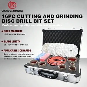 Wholesale Porcelain Diamond Drill Bit Kit Ceramic Tile Cut&Core Bit Kits Premium Tile Holesaw Kit