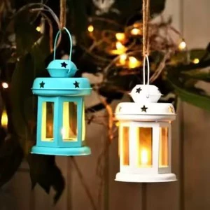 Lantern Made of Metal Body Candle Lanterns With Customize Color for Weddings