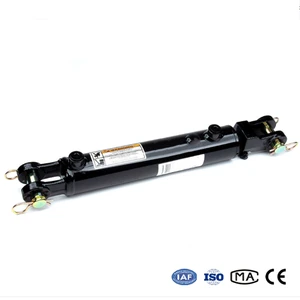 Welded Hydraulic Cylinder: 3 Bore X 24 Stroke - 1.5 Rod