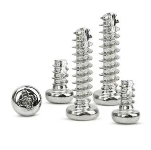 PT round head cut - end self - tapping screw [nickel-plated] head flat tail slotted self-tapping screw whole series.
