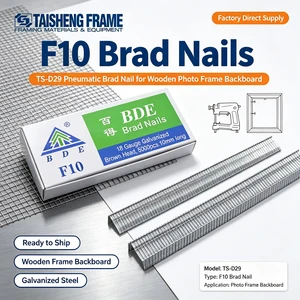 BDE Brand F10 Galvanized Straight Nails F Series Finish Nails for Woodworking Picture Frame Sofa Cabinet Assembly F10 Brad Nails