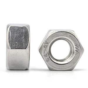 10pcs/bag Titanium Hex Nuts Polished Hexagon Nut M3 M4 M5 M6 M8 M10 M12 M14 M16 M18 M20 Metric DIN934