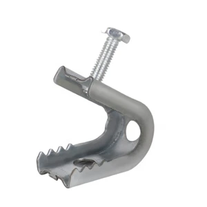 Thread Steel U Bolt Beam Clamp Zinc Plated Adjustable Tiger Clip with Hexagonal Bolts