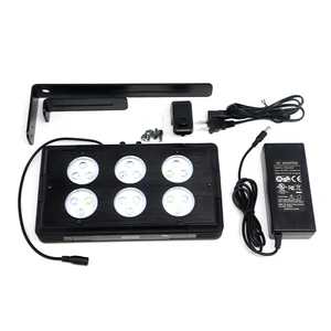 High Power Touchscreen Controlled Eco-Friendly Metal Marine Aquarium Light Six Channel Dimming Sunrise Sunset Mode Smart Light