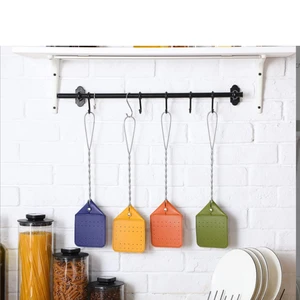 Sturdy Leather Fly Swatter For Indoor Use Long Heavy Duty Wire Fly Swatter Durable Fly Swatter For Outdoor Use