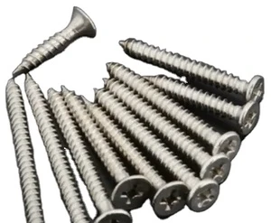 High Strength Stainless Steel Galvanized Hexagonal Corrugated Head Thread Cutting Self Tapping Drilling Screw Class 4.8 6.8 Inch
