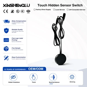 Wooden Hand-Sweep Switch | DC 12V 5A 60W CCT Memory Dimming | for Cabinets and Wardrobes | OEM ODM Custom
