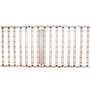 4*8ft Three-Fold Full Spectrum Dimmable Plant LED Growing Lamp Aluminum Body 1500W Bloom IP65 for Drive 3-Year Warranty