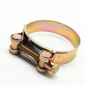 HIgh Quality Heavy Duty Stainless Steel Strong Throat Band Single T Bolt Hose Slot Clamps