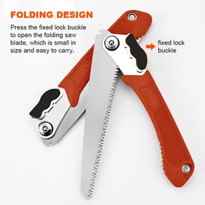 Factory Directly Wholesale Pruning Saw Orchard 210mm Folding Saw Japanese Saw Wood Cutting Panel Hand Saw Garden Hand Saw Mini