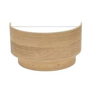 lmpara de madera clara 1xe27, dimensiones 17x30x15 cm, ideal para decoracin y ambientacin en interiores.
