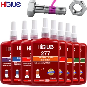 10ml 50ml 250ml Screw Glue Threadlocker 222 242 243 262 Thread Liquid Seal 271 272 277 290 for Sealing Metal Fasteners