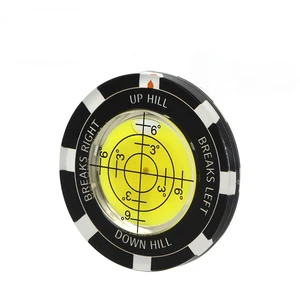 Wholesale Custom Industrial Grade PMMA Acrylic Golf Slope Reader Bubble Level 40*5mm Portable Golf Training Marker