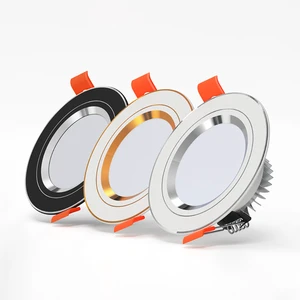 Chulin AC 220V Three Colors Led Downlight 7W Ceiling Embedded Home Office Living Room Indoor Lighting Downlight
