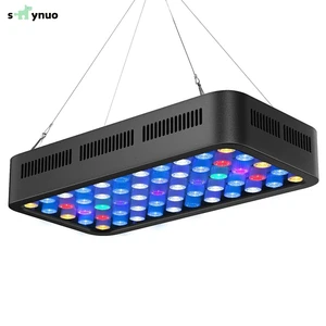 165W Full Spectrum WiFi Control Dimmable Led Aquarium Light with Three Channels Smart App Control for Fish Coral Reef Tank