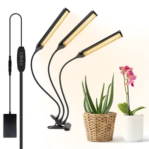 Goose Neck Clip on Grow Light for Houseplants Small LED Plant Light Brightness Adjustable Ip44 Grow Lights