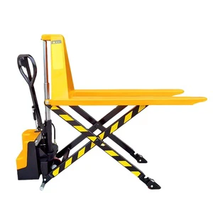Durable Hand Hydraulic Platform High Lift Pallet Truck Scissor Lift Electric Pallet Jacks
